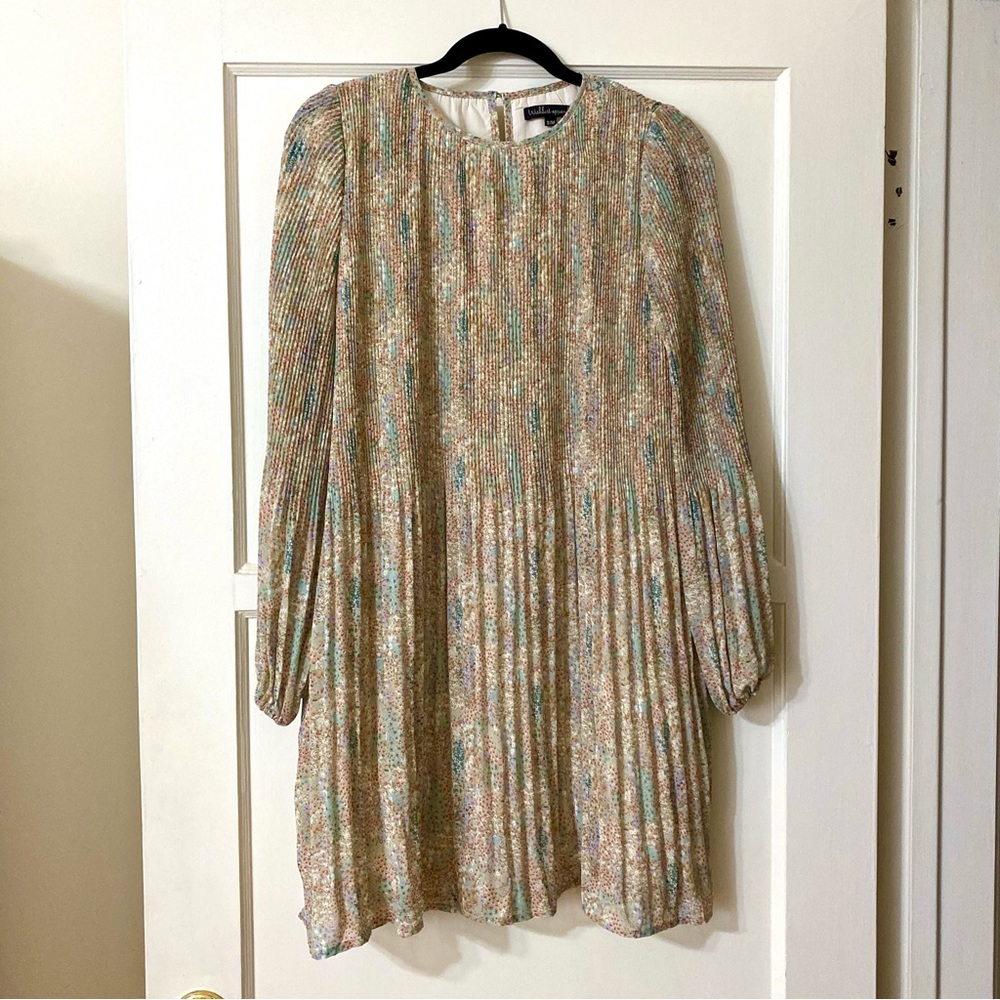 Wishlist Apparel Womens Long Sleeve Mini Dress Small boho style
